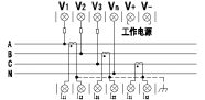 威勝DSSD332-1B(三相三線)/DTSD342-1B(三相四線)數顯儀表接線圖