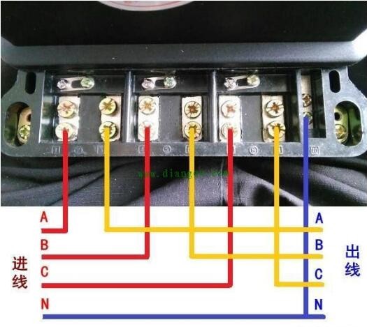 廣東雅達DTSD3366W電表直通式怎么接線？