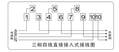 插卡三相電表怎么接線